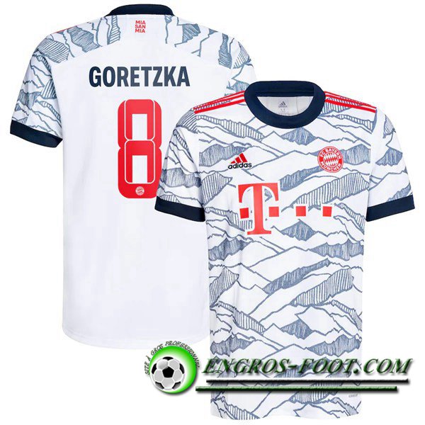 Maillot de Foot Bayern Munich (Goretzka 8) Third 2021/2022