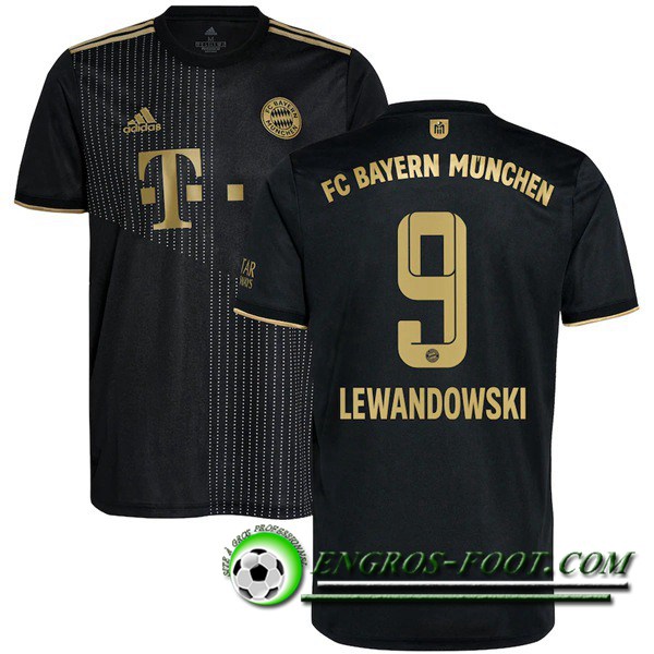 Maillot de Foot Bayern Munich (Lewandowski 9) Exterieur 2021/2022