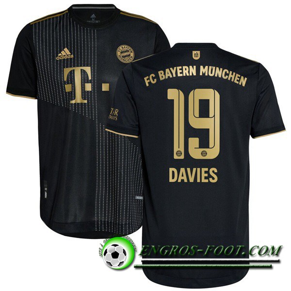 Maillot de Foot Bayern Munich (Davies 19) Exterieur 2021/2022