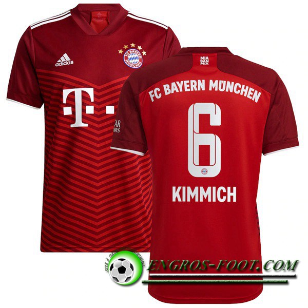 Maillot de Foot Bayern Munich (Kimmich 6) Domicile 2021/2022