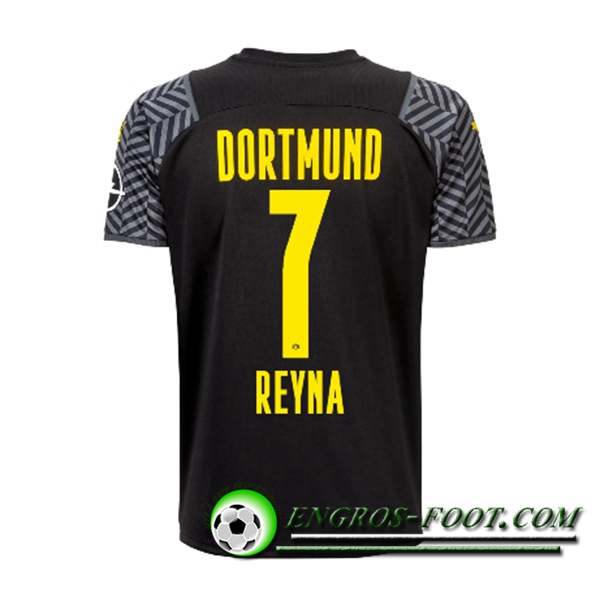 Maillot de Foot Dortmund BVB (Reyna 7) Exteieuir 2021/2022