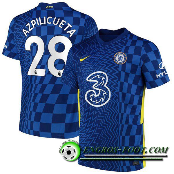 Maillot de Foot FC Chelsea (Azpilicueta 28) Domicile 2021/2022