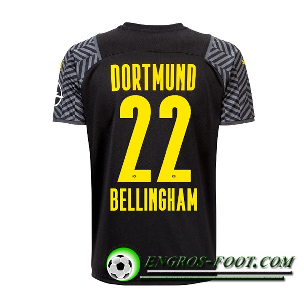 Maillot de Foot Dortmund BVB (Bellingham 22) Exteieuir 2021/2022