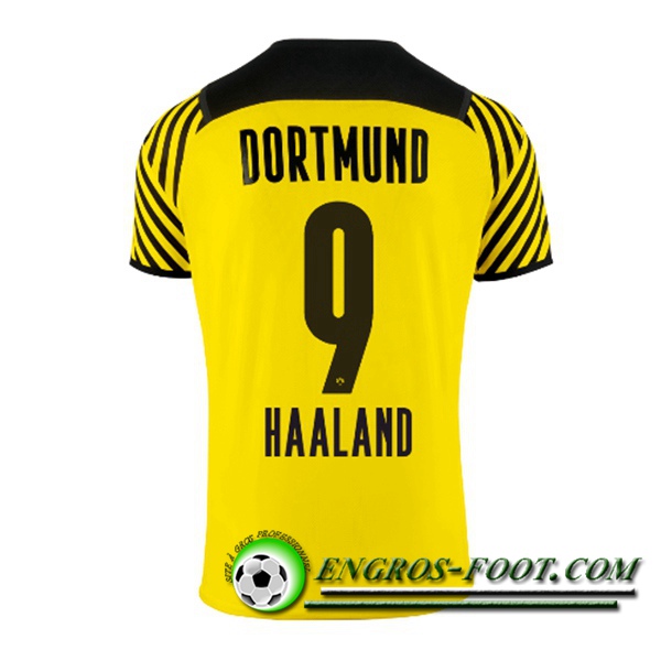 Maillot de Foot Dortmund BVB (Haaland 9) Domicile 2021/2022