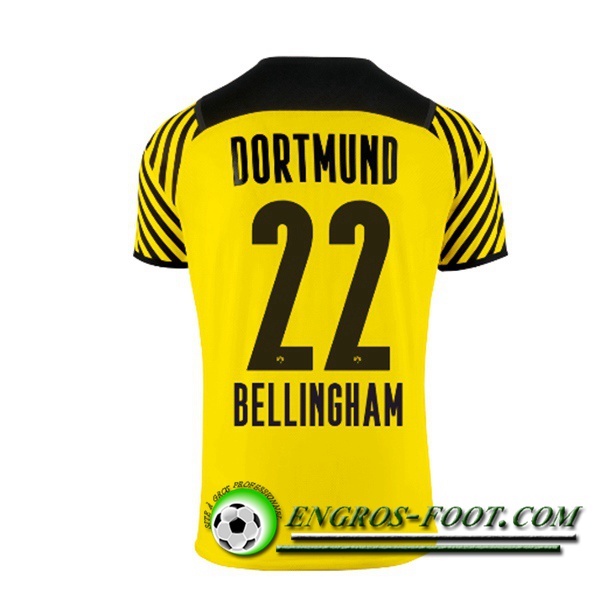 Maillot de Foot Dortmund BVB (Bellingham 22) Domicile 2021/2022