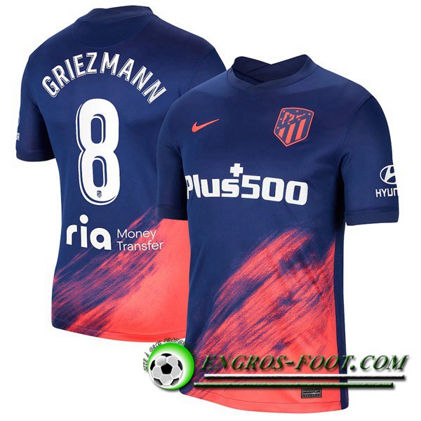 Maillot de Foot Atletico Madrid (Griezmann 8) Third 2021/2022