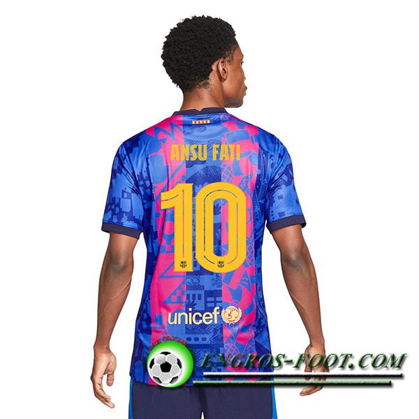 Maillot de Foot FC Barcelone (Ansu Fati 10) Third 2021/2022