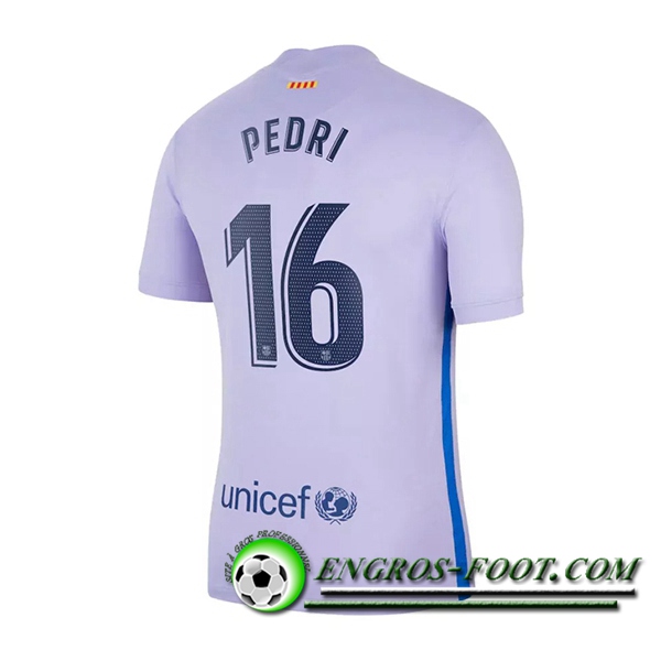 Maillot de Foot FC Barcelone (Pedri 16) Exterieur 2021/2022