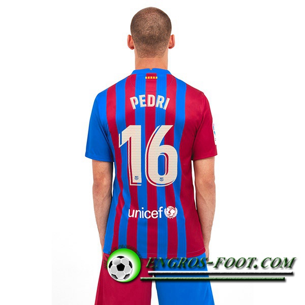 Maillot de Foot FC Barcelone (Pedri 16) Domicile 2021/2022