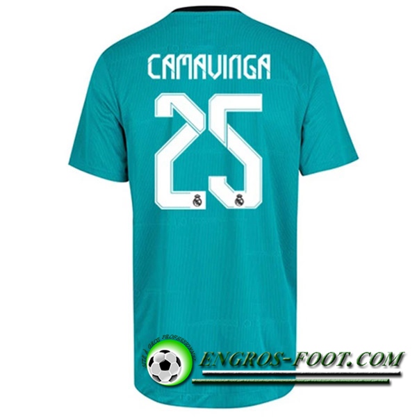 Maillot de Foot Real Madrid (Camavinga 25) Third 2021/2022