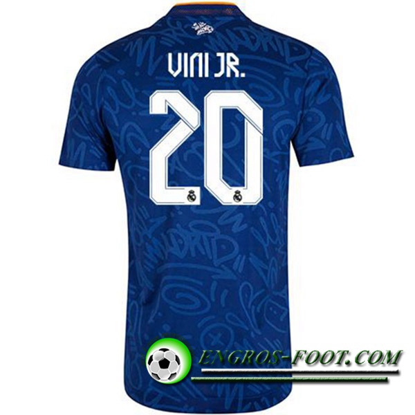 Maillot de Foot Real Madrid (Vini Jr 20) Exterieur 2021/2022