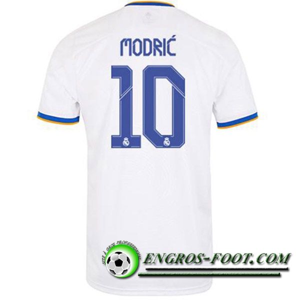 Maillot de Foot Real Madrid (Modric 10) Domicile 2021/2022