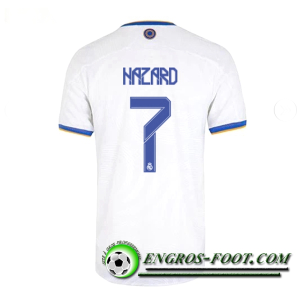 Maillot de Foot Real Madrid (Hazard 7) Domicile 2021/2022