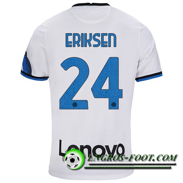 Maillot de Foot Inter Milan (ERIKSEN 24) Exterieur 2021/2022