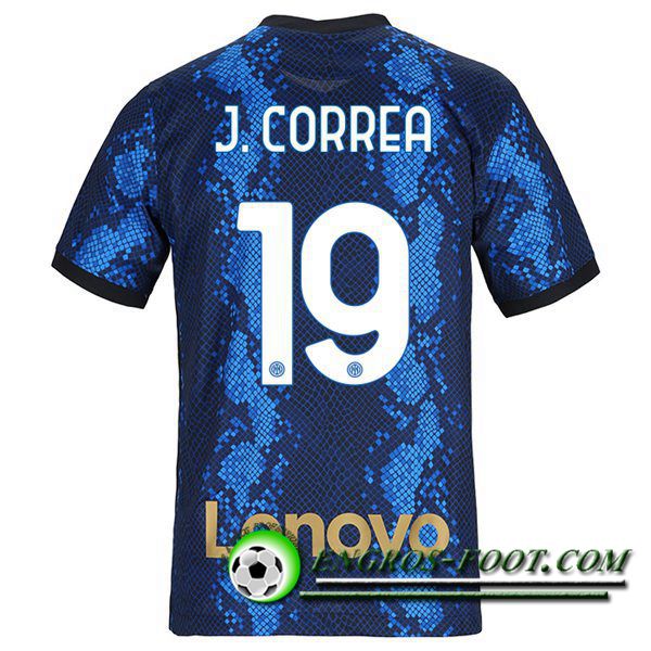 Maillot de Foot Inter Milan (J.CORREA 19) Domicile 2021/2022