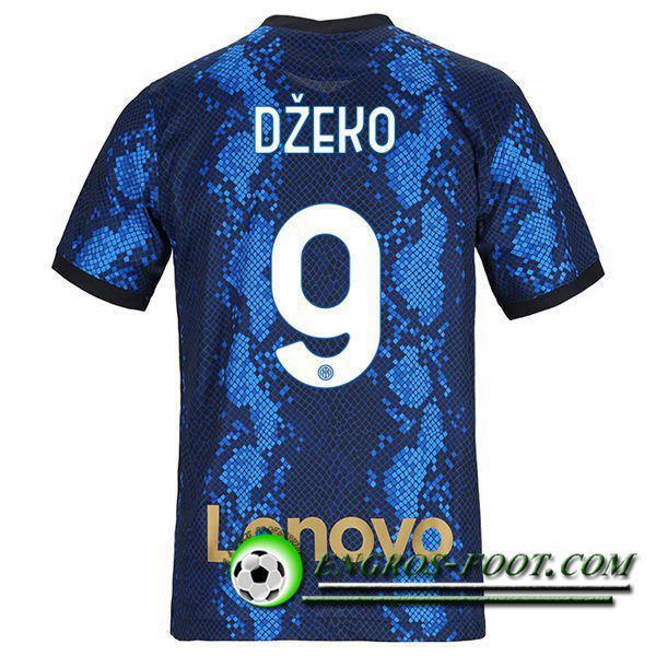 Maillot de Foot Inter Milan (DZEKO 9) Domicile 2021/2022