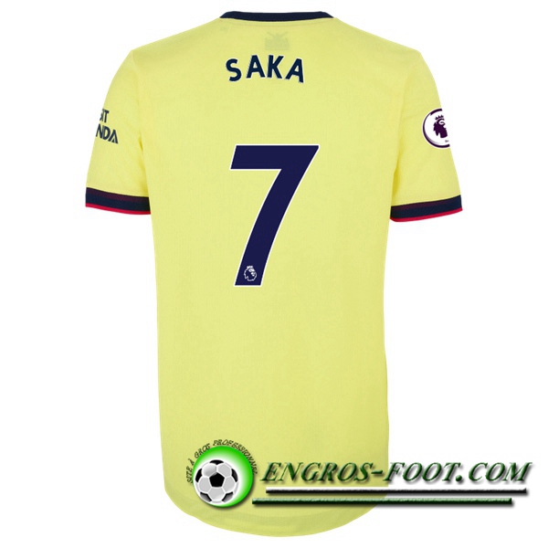 Maillot de Foot FC Arsenal (Bukayo Saka 7) Exterieur 2021/2022