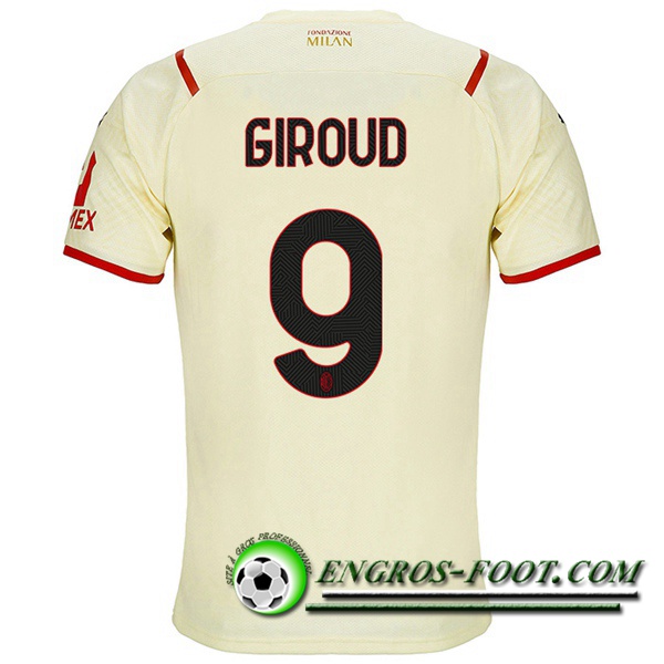 Maillot de Foot AC Milan (GIROUD 9) Exterieur 2021/2022