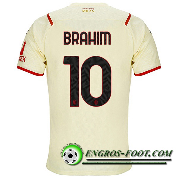 Maillot de Foot AC Milan (BRAHIM 10) Exterieur 2021/2022