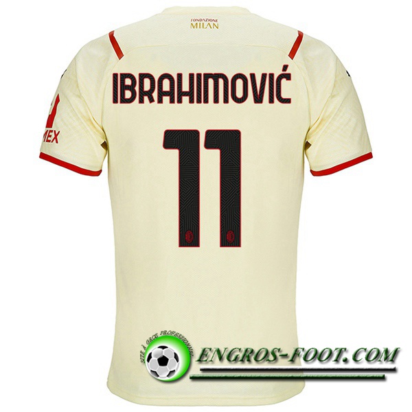 Maillot de Foot AC Milan (IBRAHIMOVIC 11) Exterieur 2021/2022