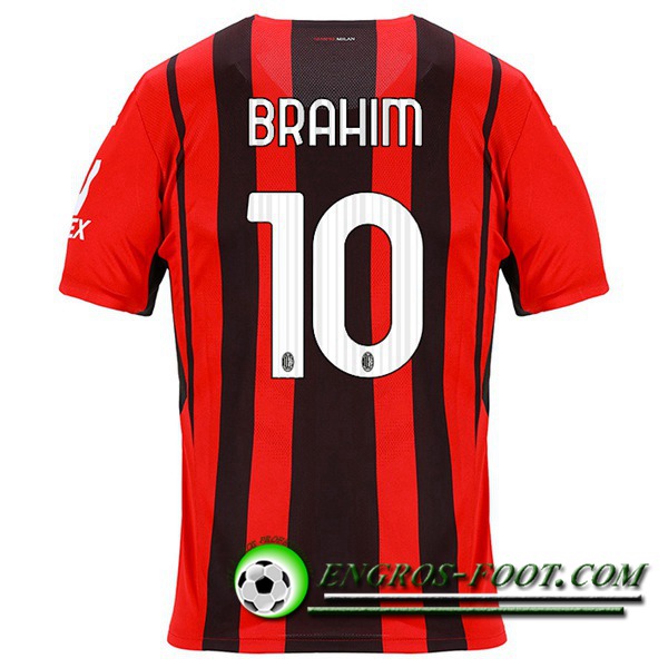 Maillot de Foot AC Milan (BRAHIM 10) Domicile 2021/2022