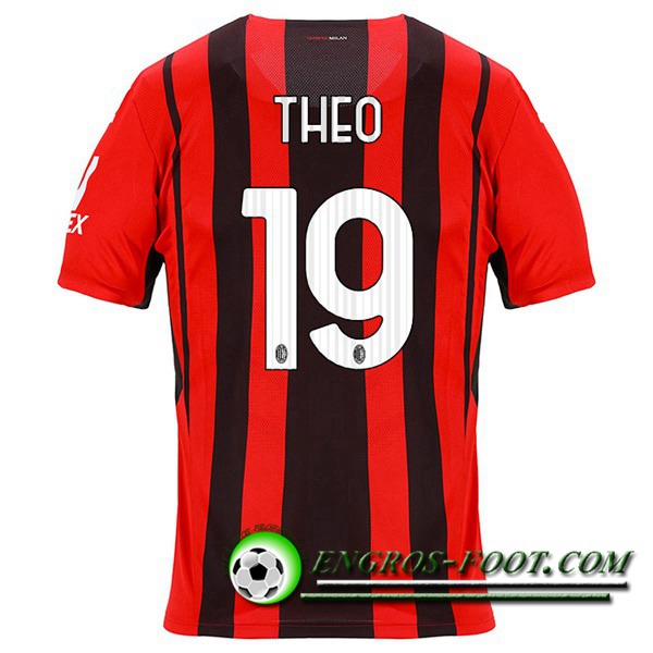 Maillot de Foot AC Milan (THEO 19) Domicile 2021/2022