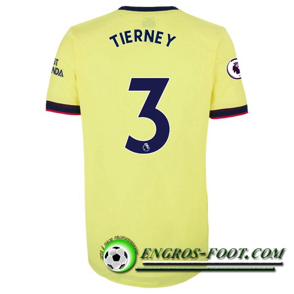 Maillot de Foot FC Arsenal (Kieran Tierney 3) Exterieur 2021/2022