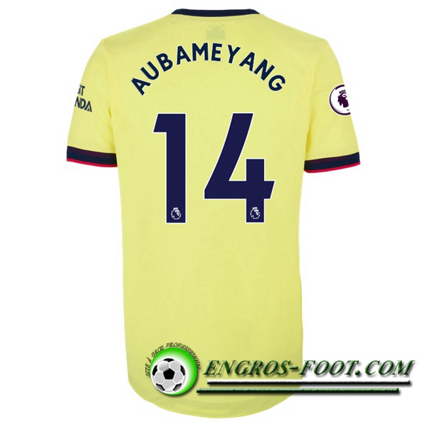 Maillot de Foot FC Arsenal (Pierre-Emerick Aubameyang 14) Exterieur 2021/2022