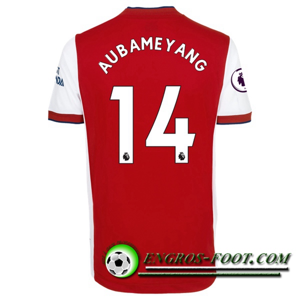 Maillot de Foot FC Arsenal (Pierre-Emerick Aubameyang 14) Domicile 2021/2022