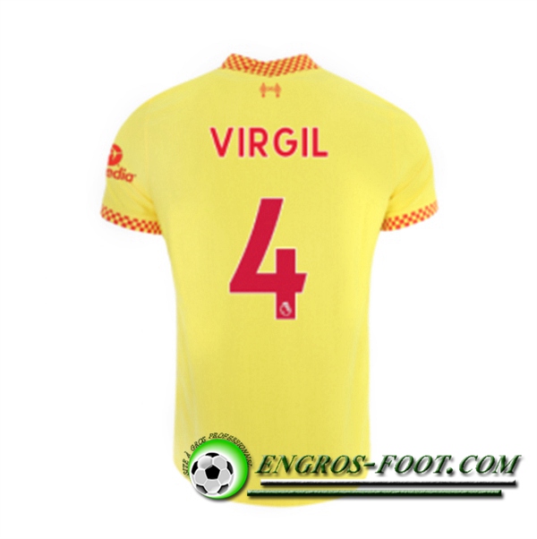 Maillot de Foot FC Liverpool (Virgil 4) Third 2021/2022