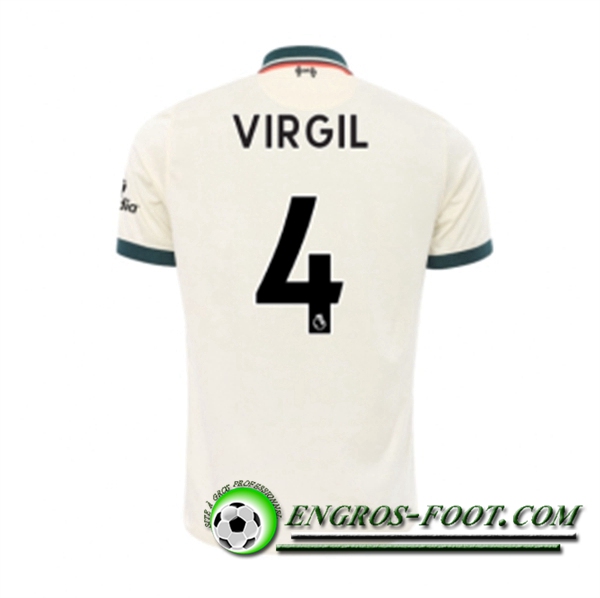 Maillot de Foot FC Liverpool (Virgil 4) Exterieur 2021/2022