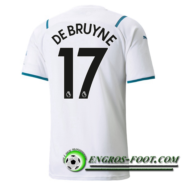 Maillot de Foot Manchester City (DEBRUYNE 17) Exterieur 2021/2022