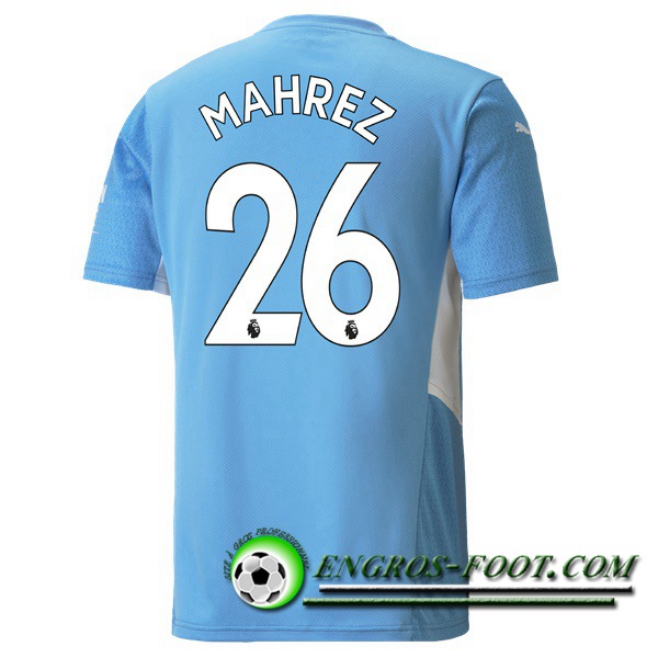 Maillot de Foot Manchester City (MAHREZ 26) Domicile 2021/2022