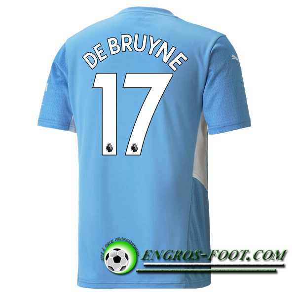 Maillot de Foot Manchester City (DEBRUYNE 17) Domicile 2021/2022