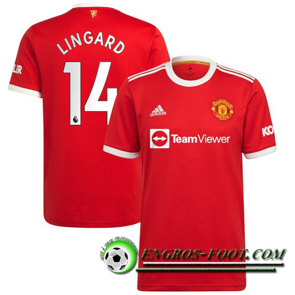 Maillot de Foot Manchester United (Lingard 14) Domicile 2021/2022