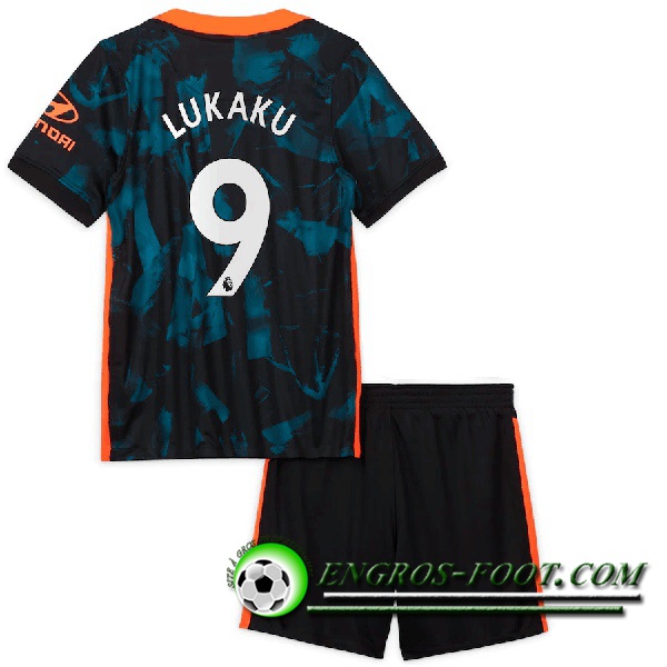 Maillot de Foot FC Chelsea (Lukaku 9) Enfant Third 2021/2022