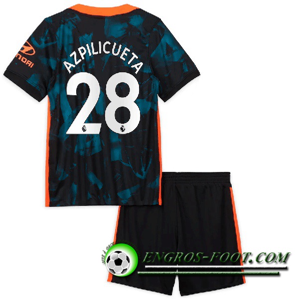 Maillot de Foot FC Chelsea (Azpilicueta 28) Enfant Third 2021/2022