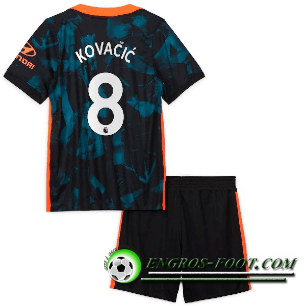 Maillot de Foot FC Chelsea (Kovacic 8) Enfant Third 2021/2022