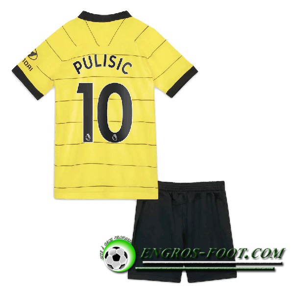 Maillot de Foot FC Chelsea (Pulisic 10) Enfant Exterieur 2021/2022