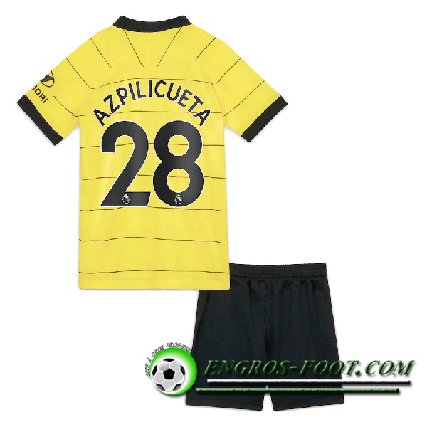 Maillot de Foot FC Chelsea (Azpilicueta 28) Enfant Exterieur 2021/2022