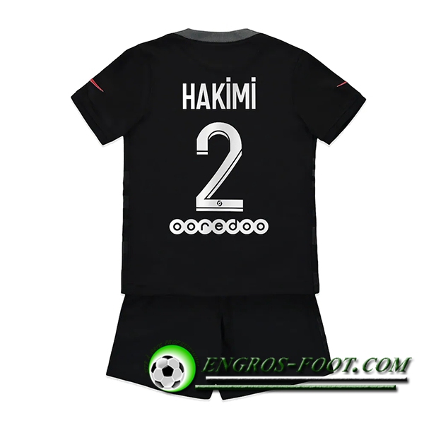 Maillot de Foot Jordan PSG (Hakimi 2) Enfant Third 2021/2022