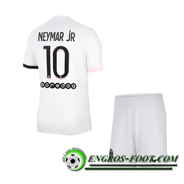 Maillot de Foot Jordan PSG (Neymar Jr 10) Enfant Exterieur 2021/2022