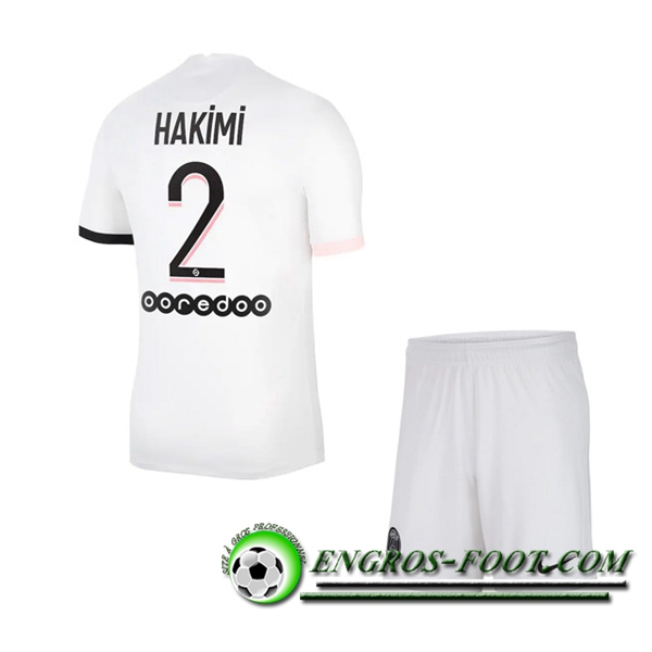 Maillot de Foot Jordan PSG (Hakimi 2) Enfant Exterieur 2021/2022