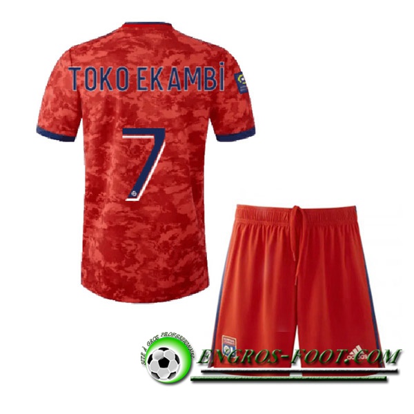 Maillot de Foot Lyon (TOKO EKAMBI 7) Enfant Exteieuir 2021/2022