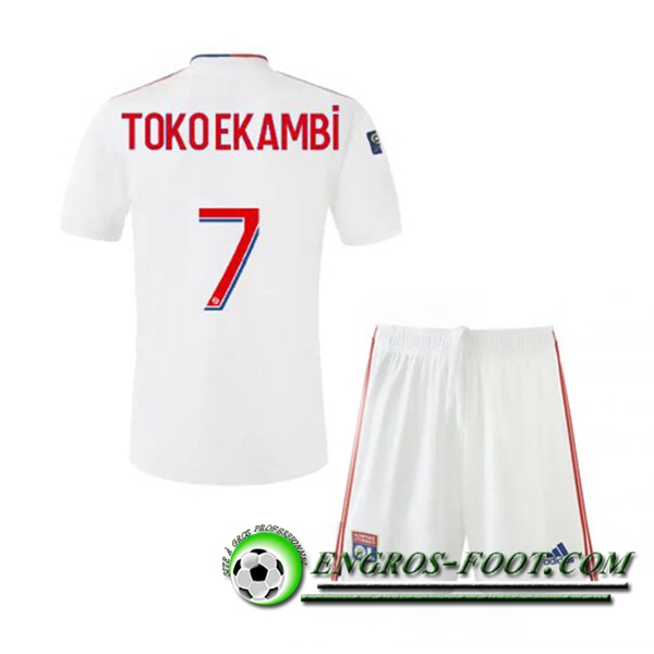 Maillot de Foot Lyon (TOKO EKAMBI 7) Enfant Domicile 2021/2022