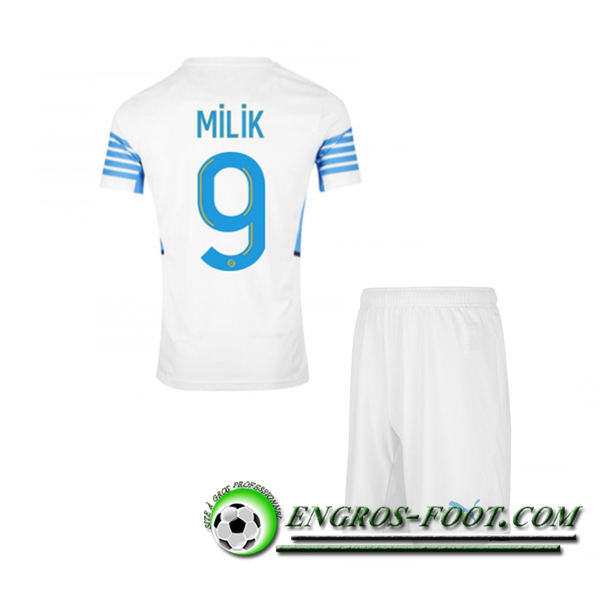 Maillot de Foot Marseille OM (MILIK 9) Enfant Third 2021/2022