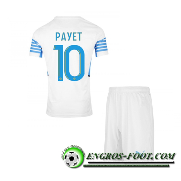 Maillot de Foot Marseille OM (PAYET 10) Enfant Third 2021/2022