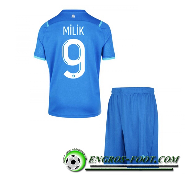 Maillot de Foot Marseille OM (MILIK 9) Enfant Domicile 2021/2022