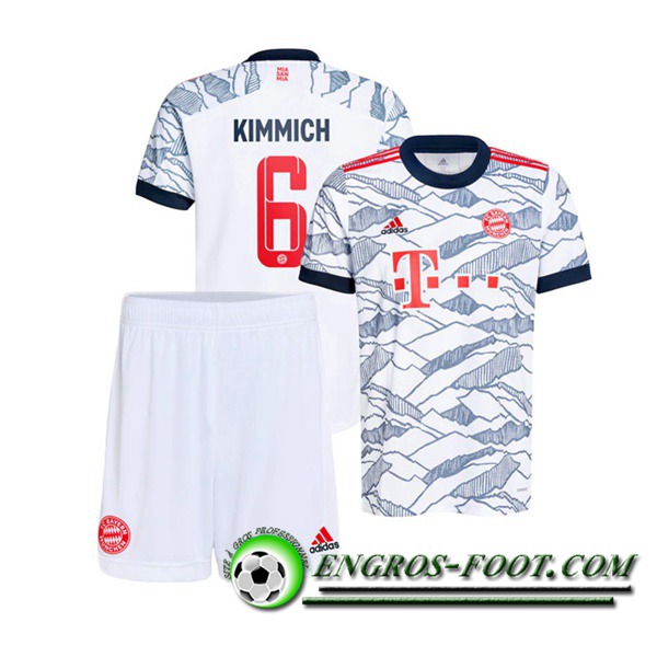 Maillot de Foot Bayern Munich (Kimmich 6) Enfant Third 2021/2022