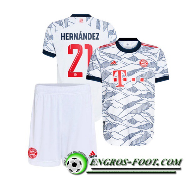 Maillot de Foot Bayern Munich (Hernandez 21) Enfant Third 2021/2022